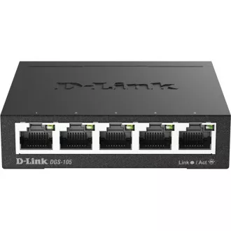 D-Link DGS-105 5-port Gigabit Metal Housing Desktop Switch