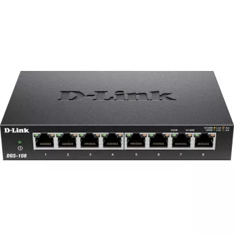 D-Link DGS-108 8-port Gigabit Metal Housing Desktop Switch