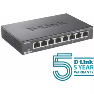 D-Link DGS-108 8-port Gigabit Metal Housing Desktop Switch