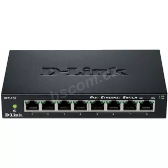 D-Link DES-108 8-port 10/100 Metal Housing Desktop Switch