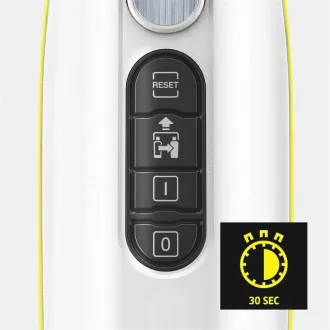 Karcher SC 3 Upright parní mop, 1600 W, eliminuje až 99, 999 % virů a 99, 99 % běžných domácích bakterií, bílá - Použité
