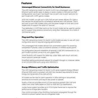 HPE Networking Instant On Switch 16p Gigabit 1430 (R8R47A) HPE Networking Instant On Switch 16p Gigabit 1430 (R8R47A)