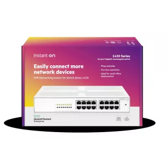 HPE Networking Instant On Switch 16p Gigabit 1430 (R8R47A) HPE Networking Instant On Switch 16p Gigabit 1430 (R8R47A)