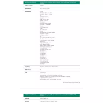 HPE Networking Instant On Secure Gateway 5-port SmartRate 2.5G PoE+ 64W SG2505P