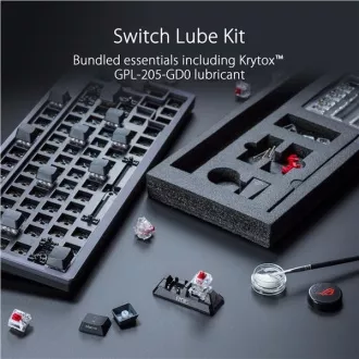 ASUS klávesnice ROG AZOTH, mechanická, Bluetooth, US, černá