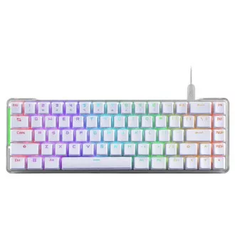 ASUS klávesnice ROG FALCHION ACE Moonlight White, mechanická, USB, US, bílá