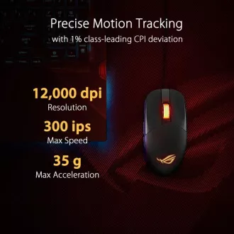 ASUS myš ROG STRIX IMPACT III, černá