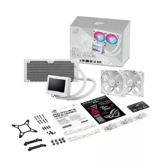 ASUS vodní chladič CPU AIO ROG RYUJIN III 240 ARGB WHITE, 2x120mm, LGA1851, AM5
