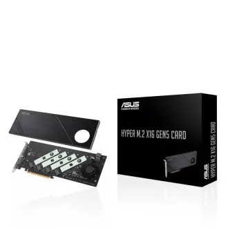ASUS HYPER M.2 x16 GEN5 Card, 4xM.2