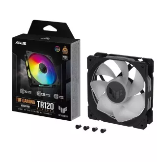 ASUS ventilátor TUF GAMING TR120 ARGB Reverse, 1x120mm, černá
