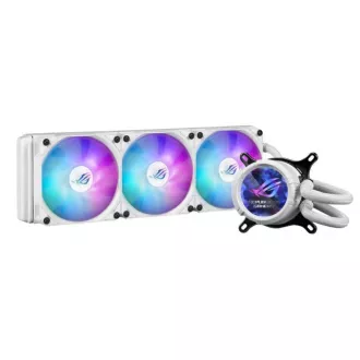 ASUS vodní chladič CPU AIO ROG STRIX LC III 360 ARGB LCD, 3x120mm, LCD Displej, LGA1851, AM5, černá