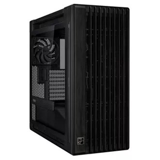 ASUS case PROART PA602 WOOD TG PWM BLACK, Mid Tower, průhledná bočnice, černá