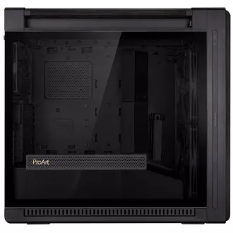 ASUS case PROART PA602 WOOD TG PWM BLACK, Mid Tower, průhledná bočnice, černá