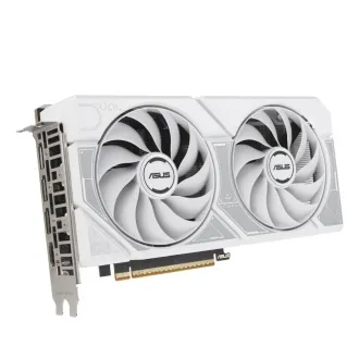 ASUS VGA NVIDIA GeForce RTX 5060 DUAL OC 8G WHITE, 8GB GDDR7, 3xDP, 1xHDMI