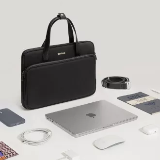 tomtoc Shoulder Bag - 14" a 13" MacBook Pro / Air, černá tomtoc Shoulder Bag - 14" a 13" MacBook Pro / Air, černá