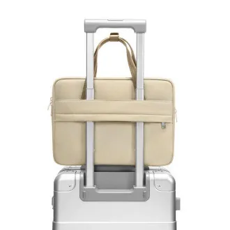 tomtoc Shoulder Bag - 14" a 13" MacBook Pro / Air, khaki