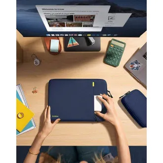 tomtoc Sleeve Kit - 13" MacBook Pro / Air, námořní modrá