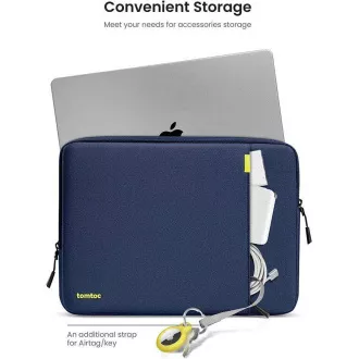 tomtoc Sleeve Kit - 16" MacBook Pro/ 15, 3“ MacBook Air, námořní modrá