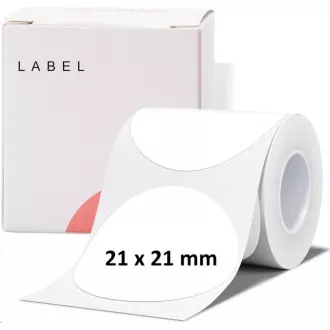 Niimbot štítky R 21x21mm 300ks RoundB pro B21, B21S, B3S, B1