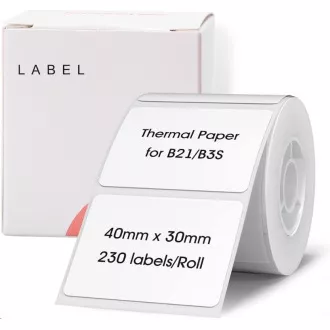 Niimbot štítky R 40x30mm 230ks White pro B21, B21S, B3S, B1 Niimbot štítky R 40x30mm 230ks White pro B21, B21S, B3S, B1