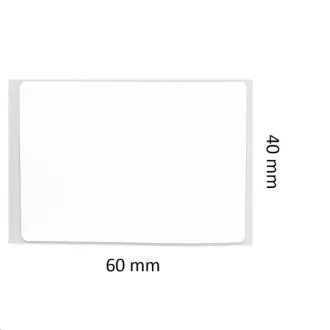 Niimbot štítky R 40x60mm 125ks White pro B21, B21S, B3S, B1