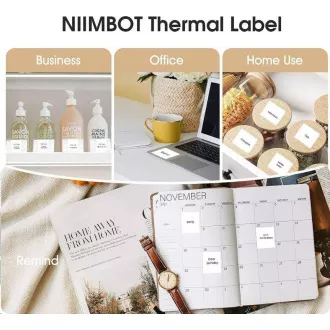 Niimbot štítky R 40x60mm 125ks White pro B21, B21S, B3S, B1