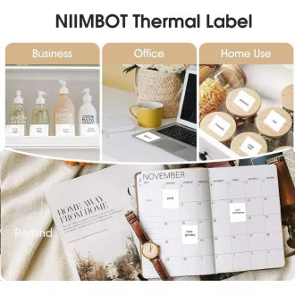 Niimbot štítky R 50x50mm 150ks White pro B21, B21S, B3S, B1