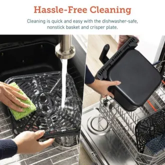 Cosori Dual Blaze 6.4L SMART horkovzdušná fritéza + 5x špíz a gril. rošt, black Cosori Dual Blaze 6.4L SMART horkovzdušná fritéza + 5x špíz a gril. rošt, black