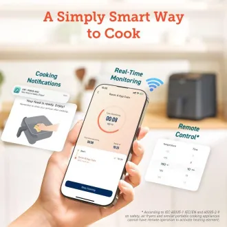 Cosori Dual Blaze 6.4L SMART horkovzdušná fritéza + 5x špíz a gril. rošt, black Cosori Dual Blaze 6.4L SMART horkovzdušná fritéza + 5x špíz a gril. rošt, black