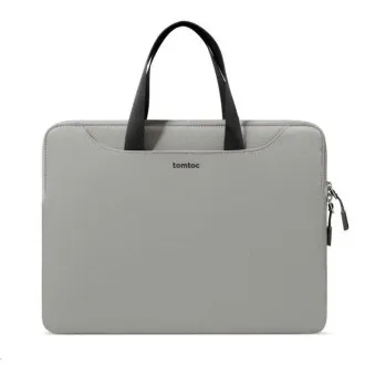 tomtoc Light-A21 Dual-color Slim Laptop Handbag, 13, 5 Inch - Gray