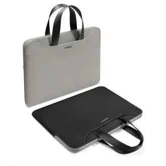tomtoc Light-A21 Dual-color Slim Laptop Handbag, 13, 5 Inch - Gray