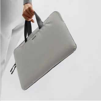 tomtoc Light-A21 Dual-color Slim Laptop Handbag, 13, 5 Inch - Gray