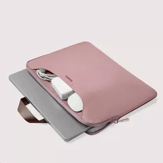 tomtoc Light-A21 Dual-color Slim Laptop Handbag, 13, 5 Inch - Raspberry