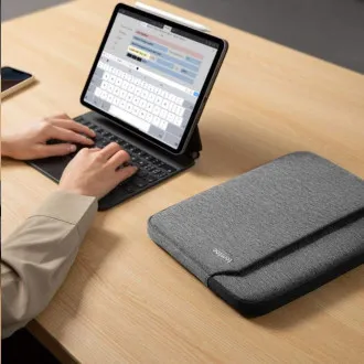 tomtoc Sleeve - 10, 9" iPad / 11" iPad Pro, šedá