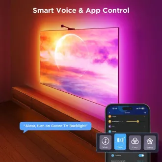 Govee Backlight 3S Netflix TV 55-65 SMART LED podsvícení RGBICW Govee Backlight 3S Netflix TV 55-65 SMART LED podsvícení RGBICW