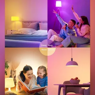 Govee Smart žárovka RGBWW 12W-85W 1200lm E27 Long Life