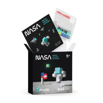 PIXIO NASA - Koloniální základna magnetická stavebnice
