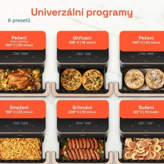 Cosori TF101S Dual blaze TwinFry 10l hozkovzdušná fritéza