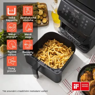 Cosori P651 PREMIUM II Chef edition 6, 2l horkovzdušná fritéza