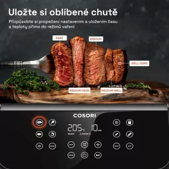 Cosori P651 PREMIUM II Chef edition 6, 2l horkovzdušná fritéza