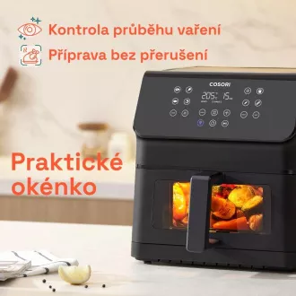 Cosori P653 PREMIUM II Plus Chef edition 6, 2l horkovzdušná fritéza, černá