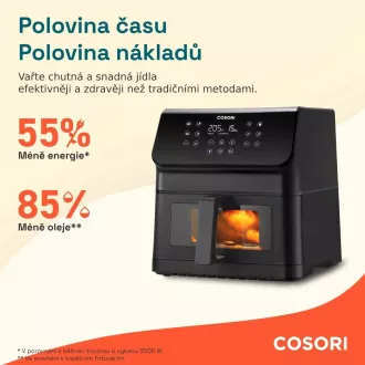 Cosori P653 PREMIUM II Plus Chef edition 6, 2l horkovzdušná fritéza, černá