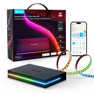 Govee AI Sync Box 2 Smart TV RGBICW podsvětlení 55-65"