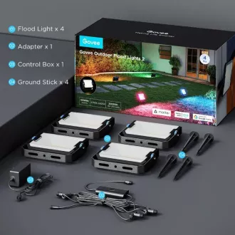Govee Flood Lights 2 venkovní SMART LED světla 4ks
