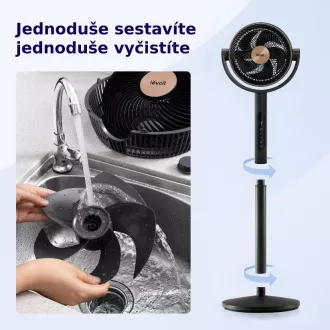 Levoit TempSense R432 DC Cyclone Fan - Automatický ventilátor