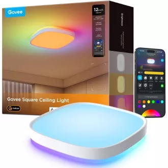 Govee RGBICWW Smart čtverhranné stropní světlo 2400lm 30cm Matter