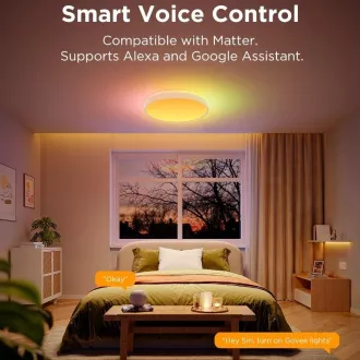 Govee RGBICWW Smart kulaté stropní světlo 4300lm 38cm Matter