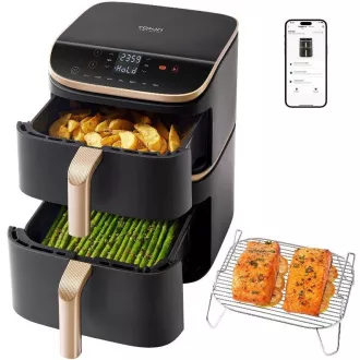 Cosori Turbo Tower Pro chytrá horkovzdušná fritéza 10, 8l černá