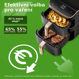 Cosori Turbo Tower Pro chytrá horkovzdušná fritéza 10, 8l černá