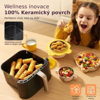 Cosori Turbo Tower Pro chytrá horkovzdušná fritéza 10, 8l černá